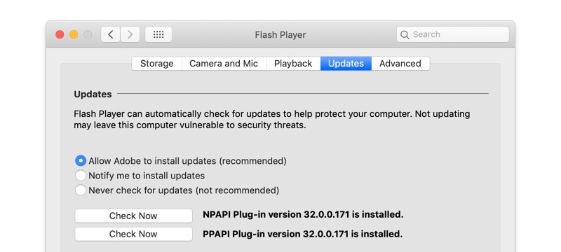 is adobe flash player necessary for mac